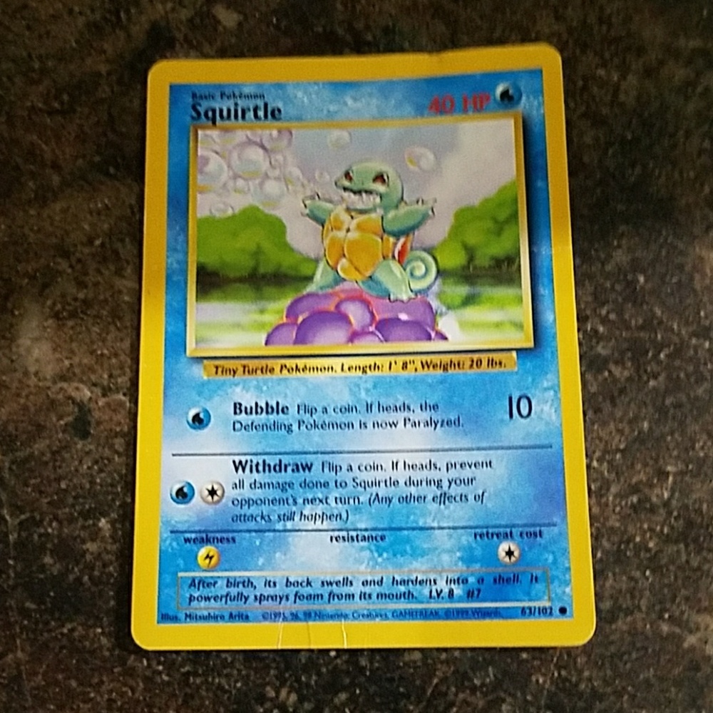 RARE first edition squirtle